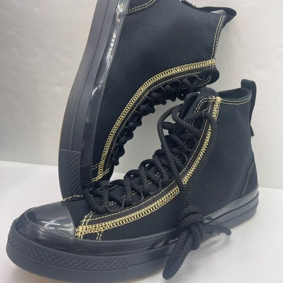 Converse Men’s 
CTAS CX EXP2 HI
BLACK/BLACK/GOLDEN OPPORTUNITY High-Top Sneakers - Picture 15 of 16